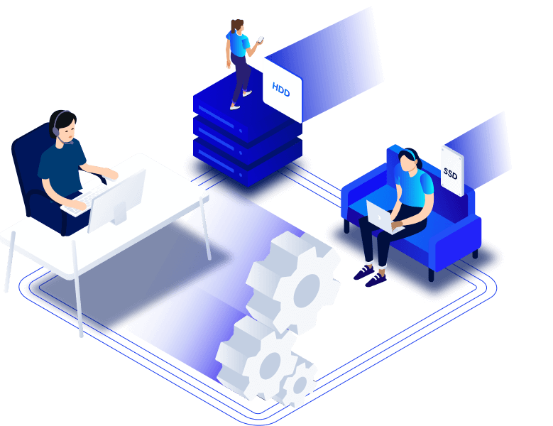 Hosting NVMe con latencia ultra baja